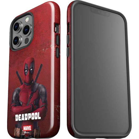 Marvel Deadpool Legacy Deadpool Red Poster iPhone 15 Pro Impact Case