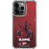 Marvel Deadpool Legacy Deadpool Red Poster iPhone 15 Pro Max Clear Case