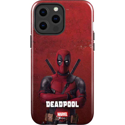 Marvel Deadpool Legacy Deadpool Red Poster iPhone 15 Pro Max Impact Case