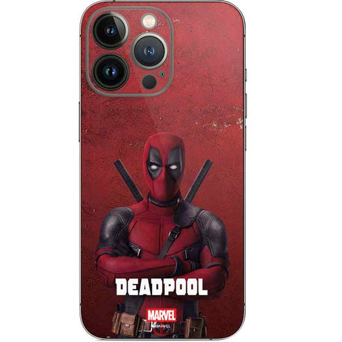 Marvel Deadpool Legacy Deadpool Red Poster iPhone 15 Pro Skin