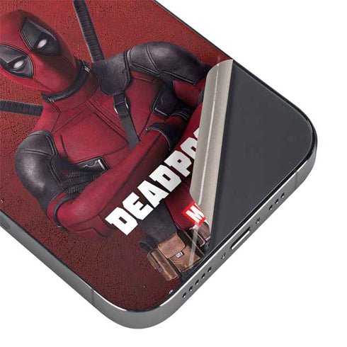 Marvel Deadpool Legacy Deadpool Red Poster iPhone 15 Pro Skin