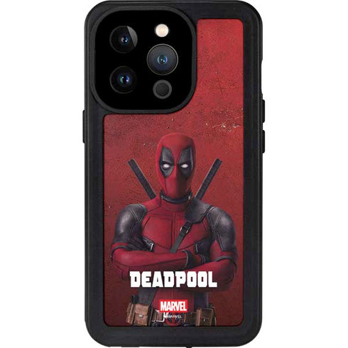 Marvel Deadpool Legacy Deadpool Red Poster iPhone 15 Pro Waterproof Case