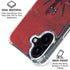 Marvel Deadpool Legacy Deadpool Red Poster iPhone 16 Clear Case