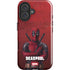 Marvel Deadpool Legacy Deadpool Red Poster iPhone 16 Impact Case