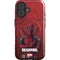 Marvel Deadpool Legacy Deadpool Red Poster iPhone 16 Magsafe Impact Case