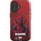 Marvel Deadpool Legacy Deadpool Red Poster iPhone 16 Plus Magsafe Impact Case