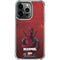 Marvel Deadpool Legacy Deadpool Red Poster iPhone 16 Pro Clear Case