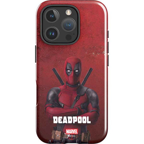 Marvel Deadpool Legacy Deadpool Red Poster iPhone 16 Pro Impact Case