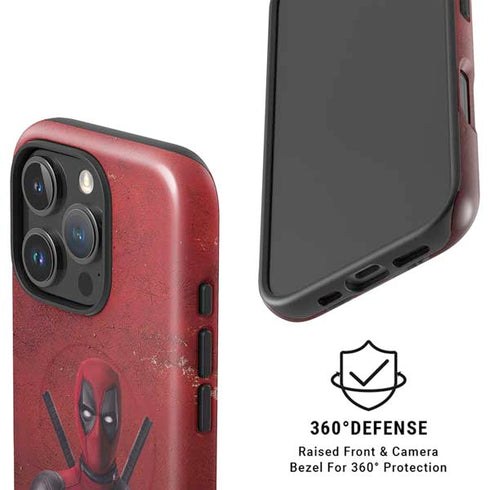 Marvel Deadpool Legacy Deadpool Red Poster iPhone 16 Pro Magsafe Impact Case