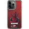 Marvel Deadpool Legacy Deadpool Red Poster iPhone 16 Pro Max Clear Case