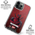 Marvel Deadpool Legacy Deadpool Red Poster iPhone 16 Pro Max Clear Case