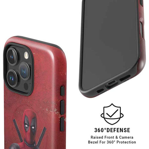 Marvel Deadpool Legacy Deadpool Red Poster iPhone 16 Pro Max Magsafe Impact Case