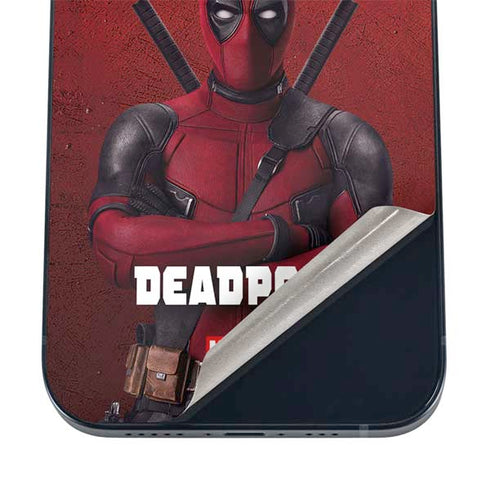 Marvel Deadpool Legacy Deadpool Red Poster iPhone 16 Skin