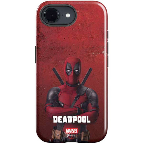 Marvel Deadpool Legacy Deadpool Red Poster iPhone 16e Impact Case