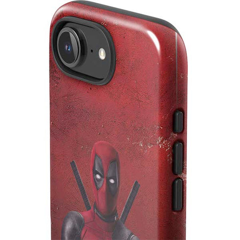 Marvel Deadpool Legacy Deadpool Red Poster iPhone 16e Impact Case