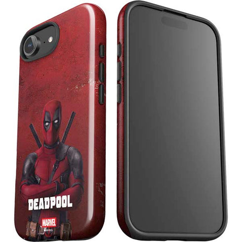 Marvel Deadpool Legacy Deadpool Red Poster iPhone 16e Impact Case