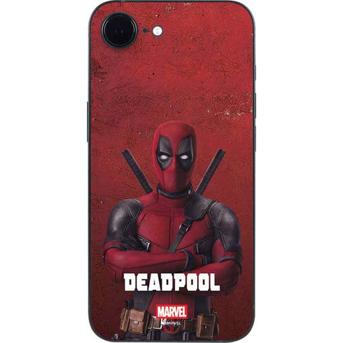Marvel Deadpool Legacy Deadpool Red Poster iPhone 16e Skin