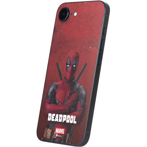 Marvel Deadpool Legacy Deadpool Red Poster iPhone 16e Skin