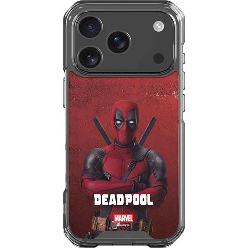Marvel Deadpool Legacy Deadpool Red Poster iPhone 18 Pro Clear Case
