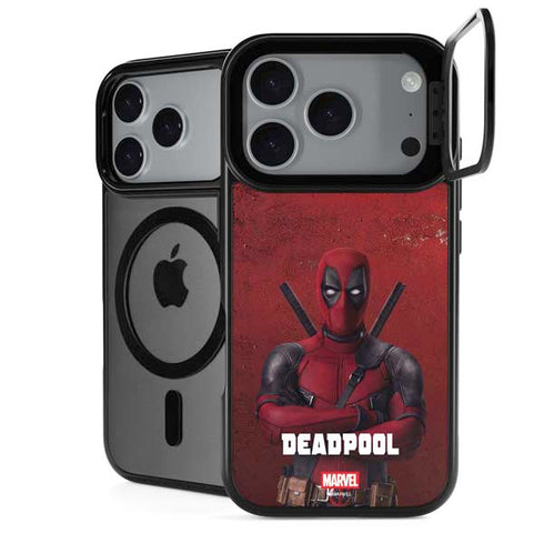 Marvel Deadpool Legacy Deadpool Red Poster iPhone 18 Pro Max Kickstand Case