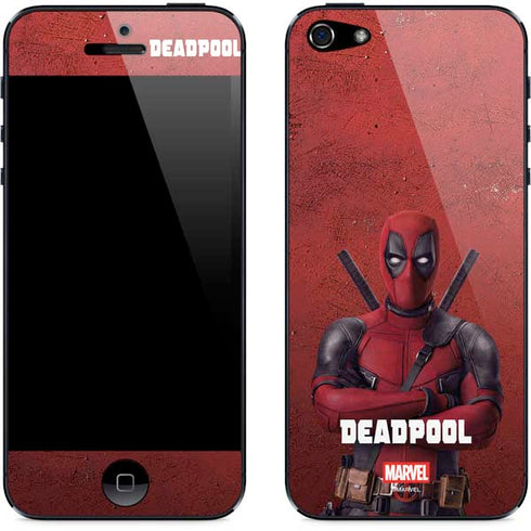 Marvel Deadpool Legacy Deadpool Red Poster iPhone 5/5s/5SE Skin