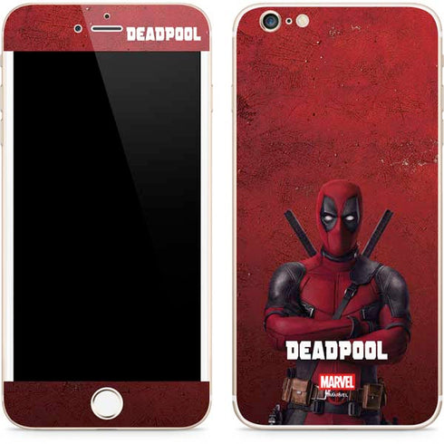 Marvel Deadpool Legacy Deadpool Red Poster iPhone 6/6s Plus Skin