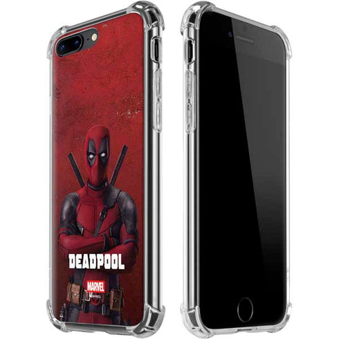 Marvel Deadpool Legacy Deadpool Red Poster iPhone 7/8 Plus Clear Case