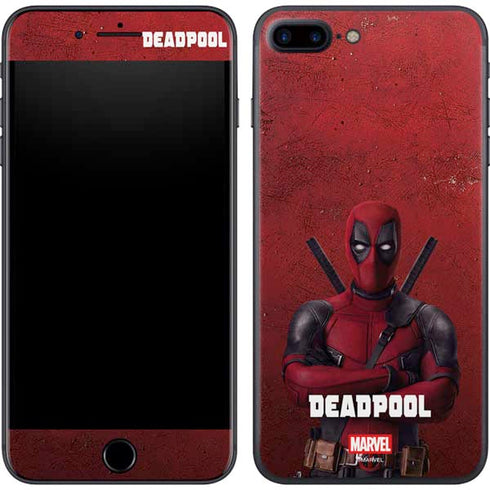 Marvel Deadpool Legacy Deadpool Red Poster iPhone 7 Plus Skin