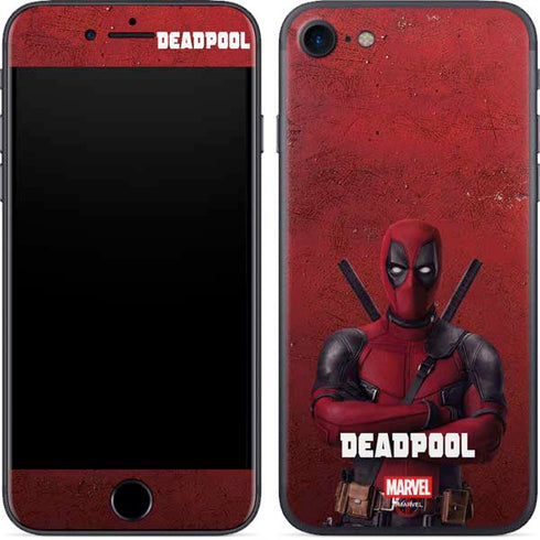 Marvel Deadpool Legacy Deadpool Red Poster iPhone 7 Skin