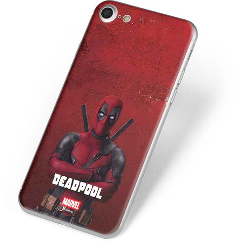 Marvel Deadpool Legacy Deadpool Red Poster iPhone 7 Skin