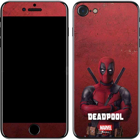 Marvel Deadpool Legacy Deadpool Red Poster iPhone SE (2nd & 3rd Gen) Skin