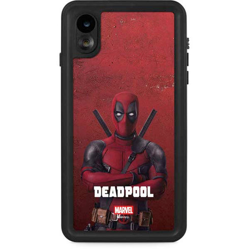 Marvel Deadpool Legacy Deadpool Red Poster iPhone Cases