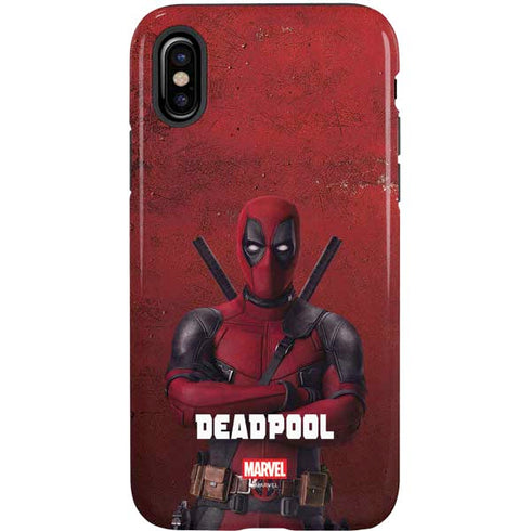 Marvel Deadpool Legacy Deadpool Red Poster iPhone XS Pro Case
