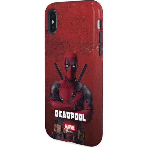 Marvel Deadpool Legacy Deadpool Red Poster iPhone XS Pro Case