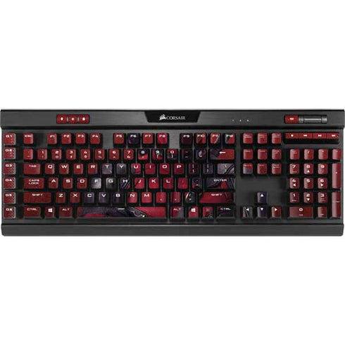 Marvel Deadpool Legacy Deadpool Red Poster K95 RGB PLATINUM Mechanical Gaming Keyboard Skin