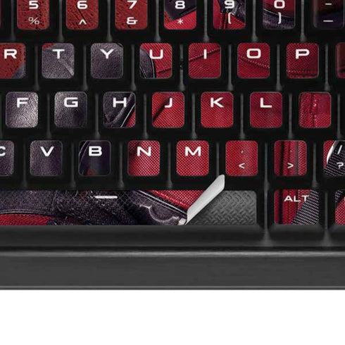 Marvel Deadpool Legacy Deadpool Red Poster K95 RGB PLATINUM Mechanical Gaming Keyboard Skin
