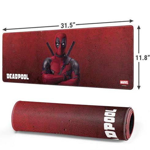 Marvel Deadpool Legacy Deadpool Red Poster Gaming Mouse Pad