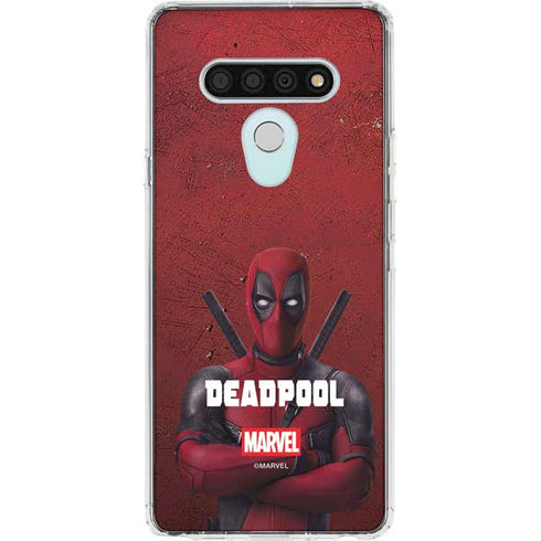 Marvel Deadpool Legacy Deadpool Red Poster LG Stylo 6 Clear Case