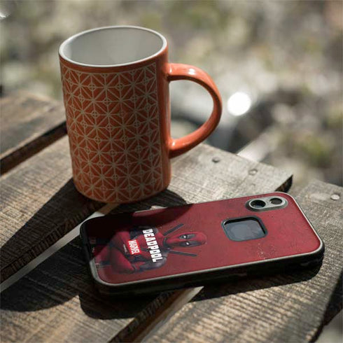 Marvel Deadpool Legacy Deadpool Red Poster LifeProof Fre iPhone Skin
