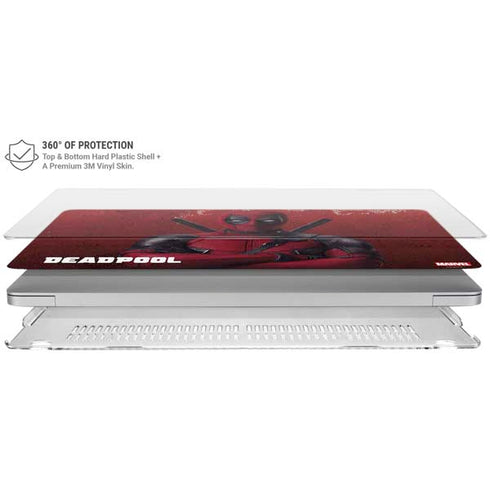 Marvel Deadpool Legacy Deadpool Red Poster MacBook Air 15in (2023-2025) Case plus Skin
