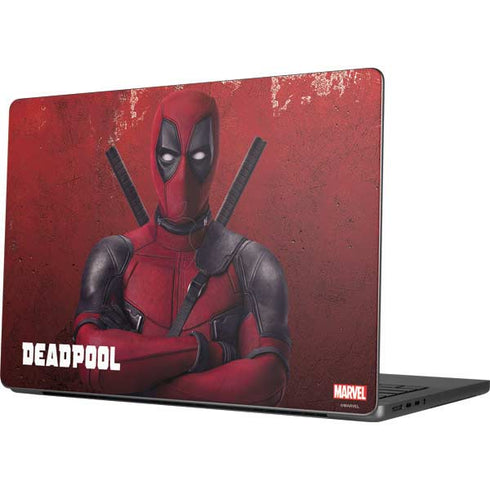 Marvel Deadpool Legacy Deadpool Red Poster MacBook Pro 14in (2021-24) Skin