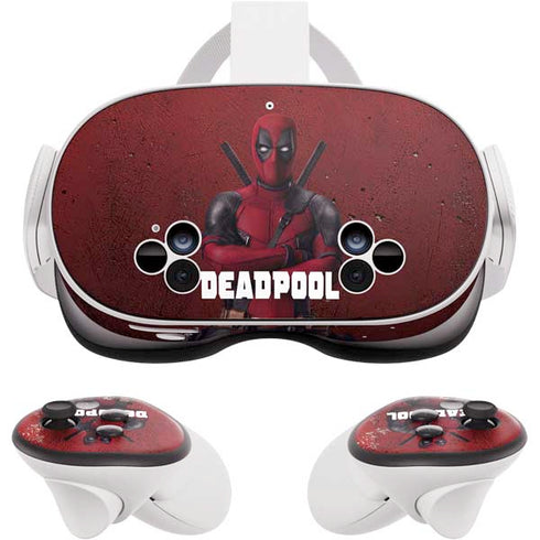 Marvel Deadpool Legacy Deadpool Red Poster Meta Quest 3S Skin
