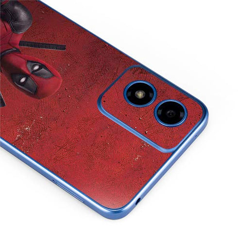 Marvel Deadpool Legacy Deadpool Red Poster Moto G Play 4G (2024) Skin