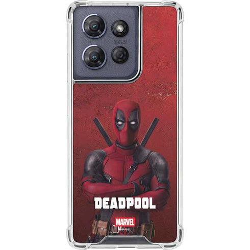 Marvel Deadpool Legacy Deadpool Red Poster Moto G Play 5G (2025) Clear Case