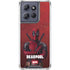 Marvel Deadpool Legacy Deadpool Red Poster Moto G Stylus 5G (2025) Clear Case
