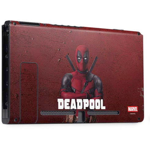 Marvel Deadpool Legacy Deadpool Red Poster Nintendo Switch Bundle Skin