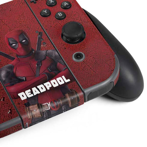 Marvel Deadpool Legacy Deadpool Red Poster Nintendo Switch Bundle Skin