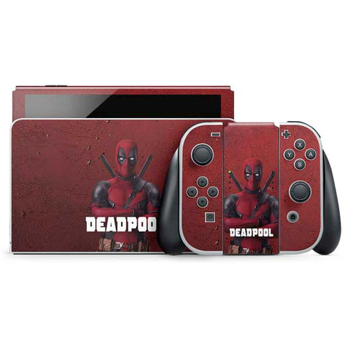 Marvel Deadpool Legacy Deadpool Red Poster Nintendo Skins
