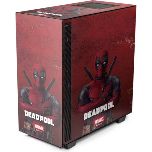 Marvel Deadpool Legacy Deadpool Red Poster NZXT H510 Compact ATX Mid-Tower Case Skin