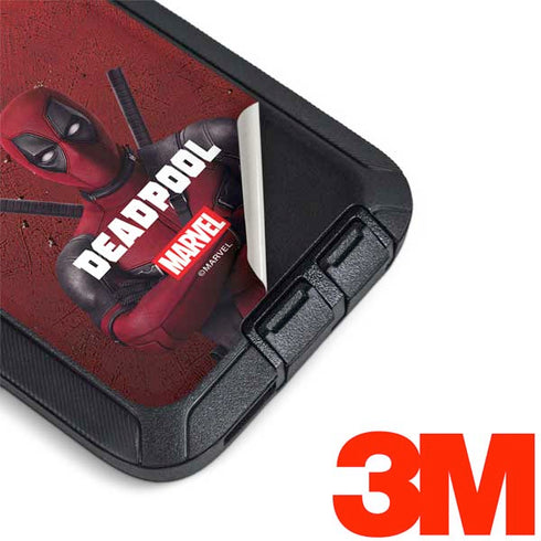 Marvel Deadpool Legacy Deadpool Red Poster Otterbox Defender Galaxy Skin